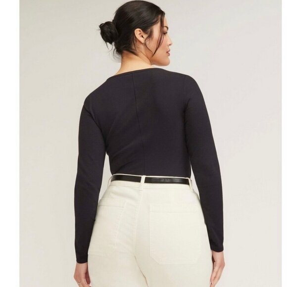 Everlane | The Supima® Form Ballet Neck Tee - Picture 2 of 9